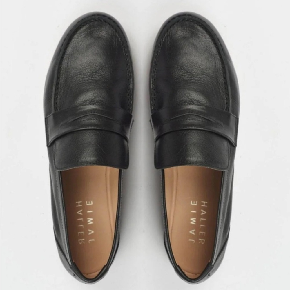 SOLD-Jamie Haller Black Leather Loafers